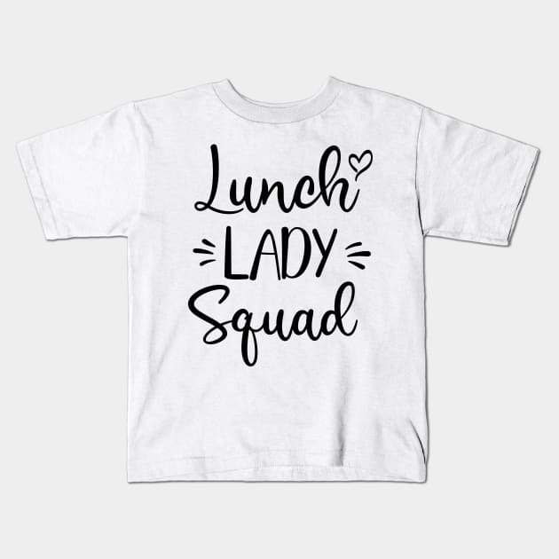 Lunch Lady Squad Kids T-Shirt by Satic